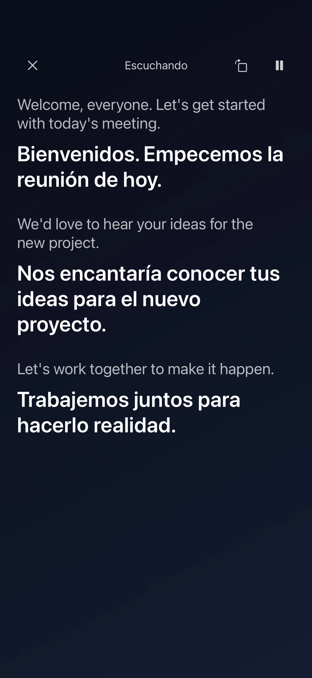 Más espacio para leer.