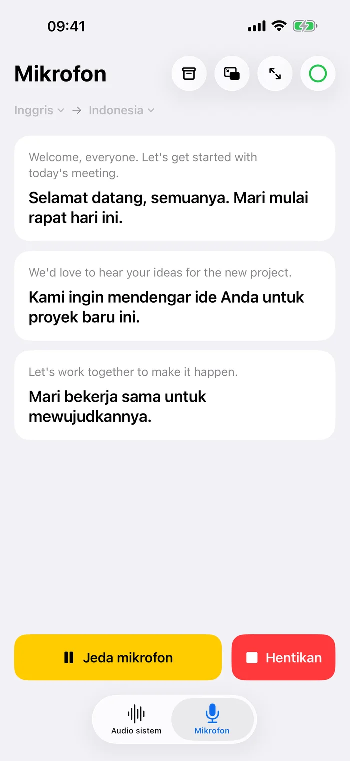 Ikut dalam percakapan.