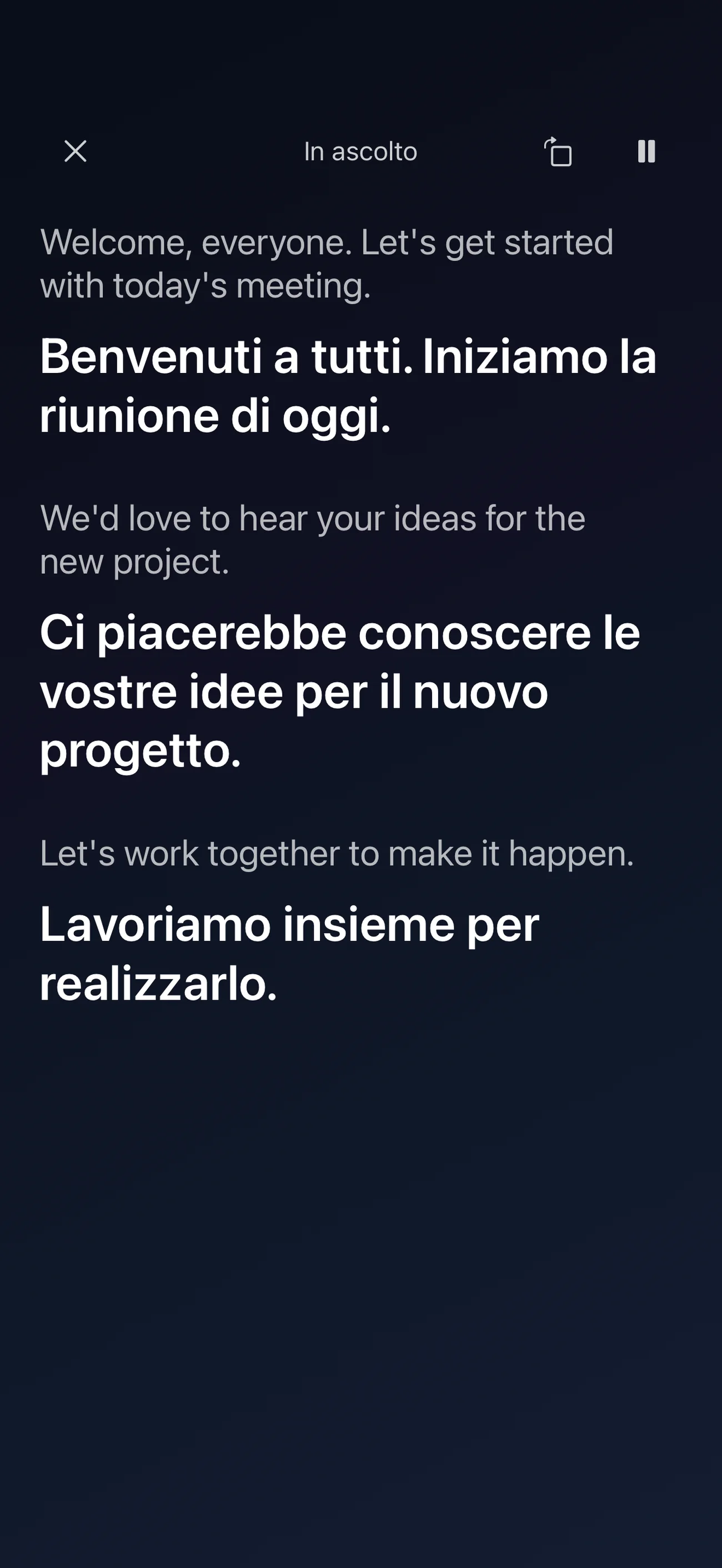 Più spazio per leggere.