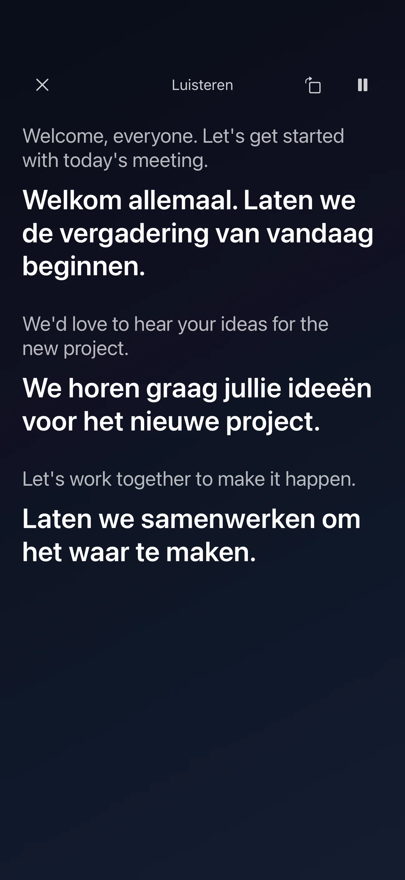 Meer ruimte om te lezen.