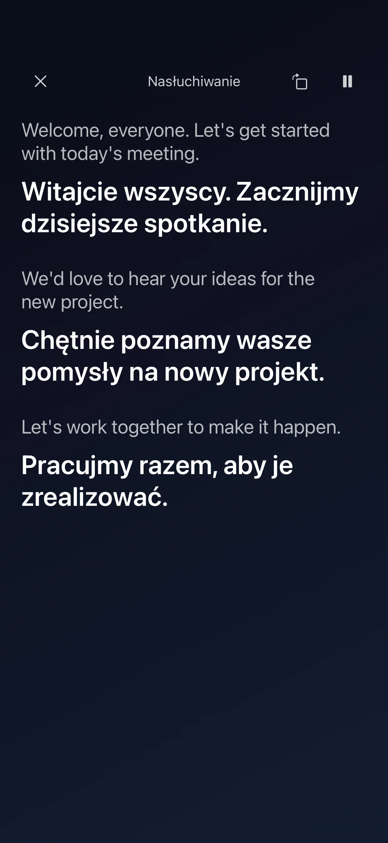 Więcej miejsca do czytania.
