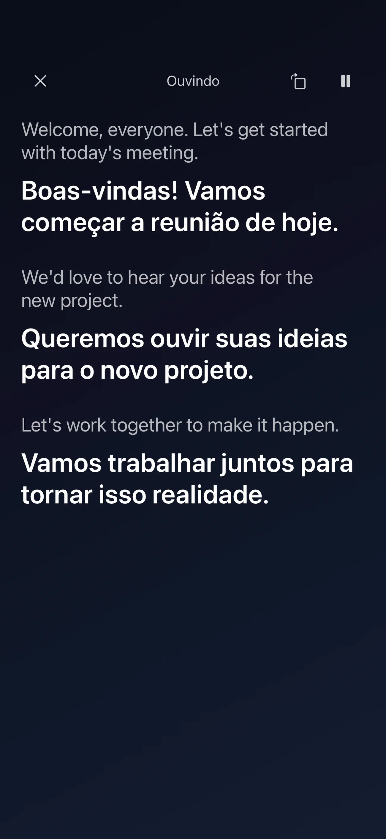 Mais espaço para ler.